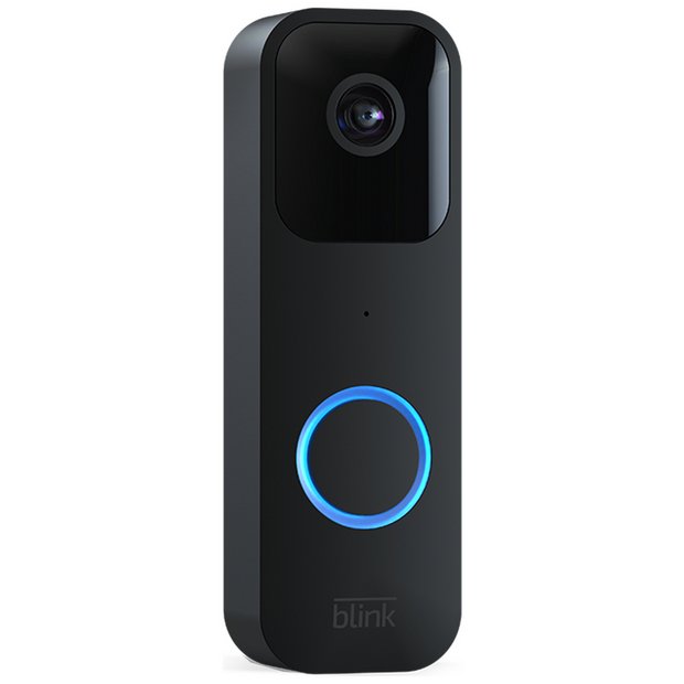 BLINK VIDEO DOORBELL BLACK / AUDIO BIDIRECCIONAL, VIDEO DE ALTA DEFINICION, NOTIFICACIONES DE MOVIMIENTO Y TIMBRE POR APP Y COMPATIBLE CON ALEXA, CON O SIN CABLE