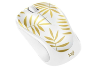 MOUSE LOGITCH 2.4 GHZ WIRELESS M317C COLLETION BLANCO/DORADO (M317CWT)