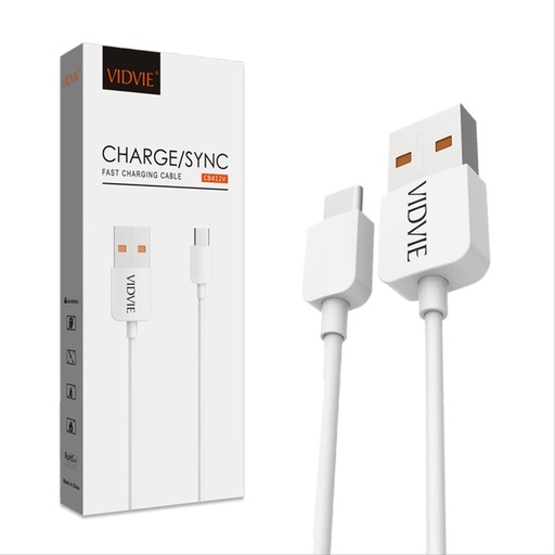 [CB412] CABLE VIDVIE CB412 IPHONE 100cm FAST CHARGE CB412