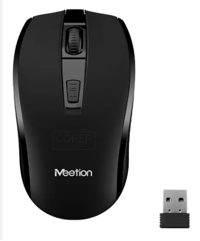 [MT-R560] MOUSE INALAMBRICO USB , 2.4 GHZ , 1600 DPI 10MTS, BATERIA AA, MEETION (MT-R560)