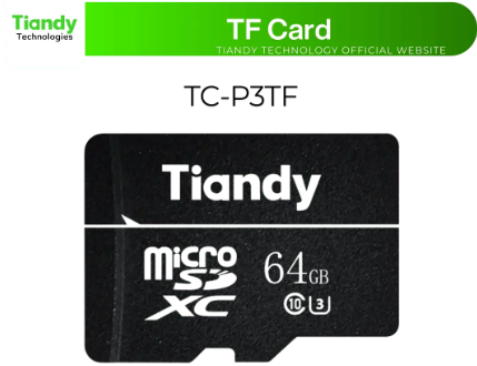 [TC-P3TF] TIANDY MEMORIA MICRO SD 64GB U3 (TC-P3TF)